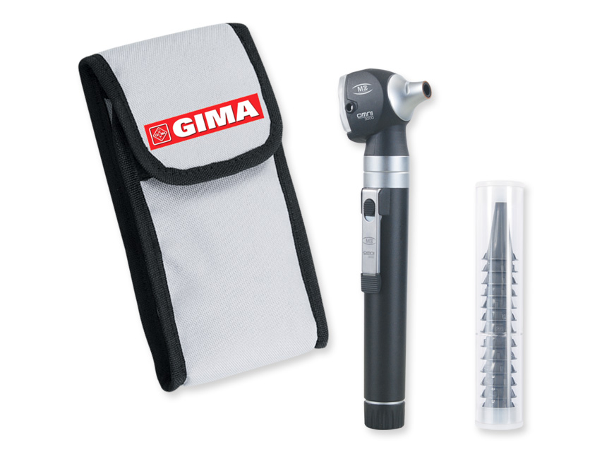 OTOSCOPE F.O. SIGMA - LED - in pouch - black