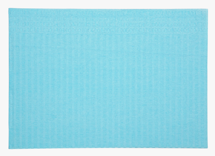 Light blue cellulose+polythene napkins 33x45cm Perfecto
