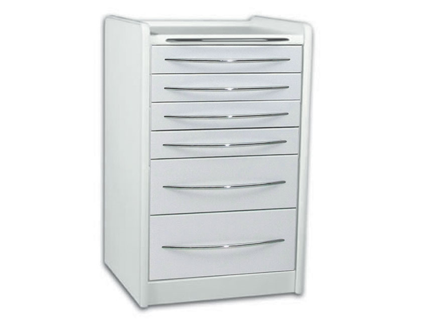GE419 FURNITURE CABINET 6 drawers 49 cm - white