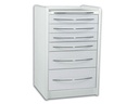 GE419 FURNITURE CABINET 6 drawers 49 cm - white