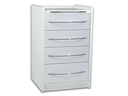 GE416 FURNITURE CABINET 4 drawers 49 cm - white