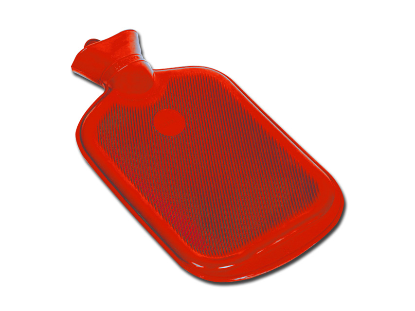 BILAMELLED HOT WATER BAG - red