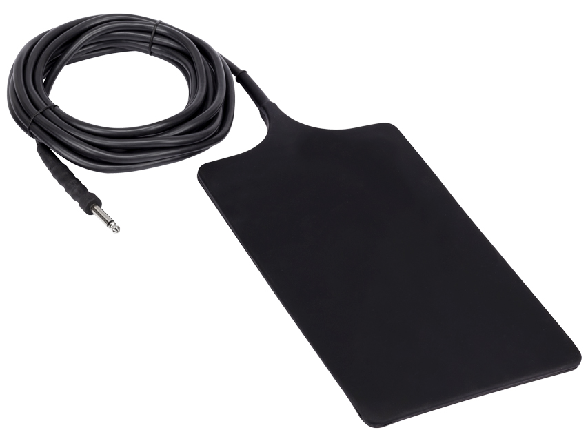 RUBBER FLEXIBLE PLATE 25x15 cm with 4.5 m cable