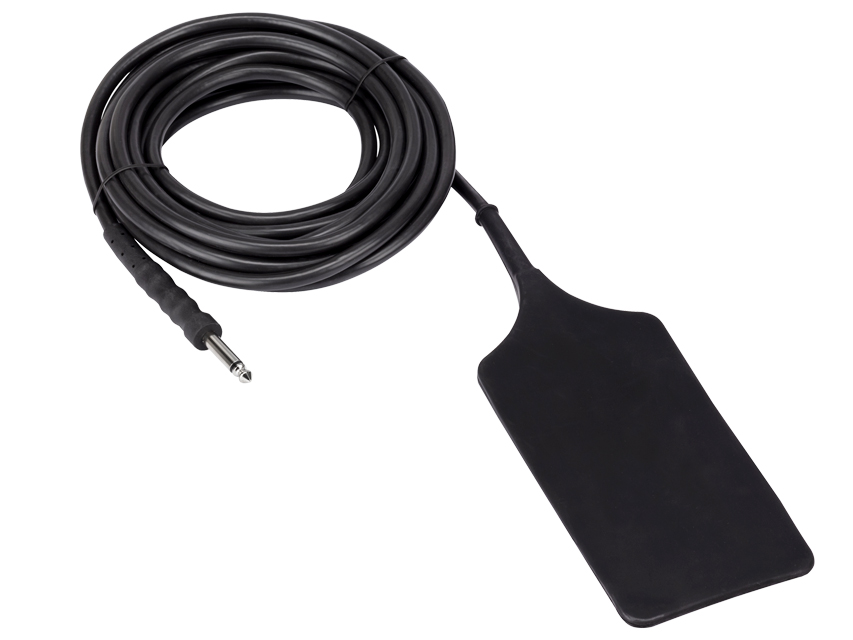 RUBBER FLEXIBLE PLATE 15x8 cm with 4.5 m cable