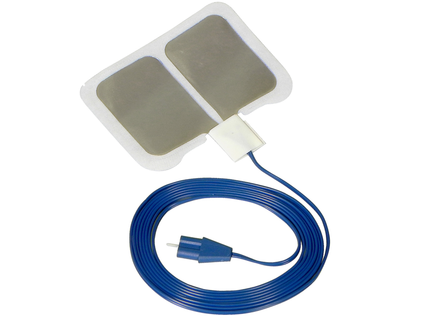 MONOUSED REM TNT PLATE WITH SOLID GEL - 3 m cable - Type Valleylab - adults