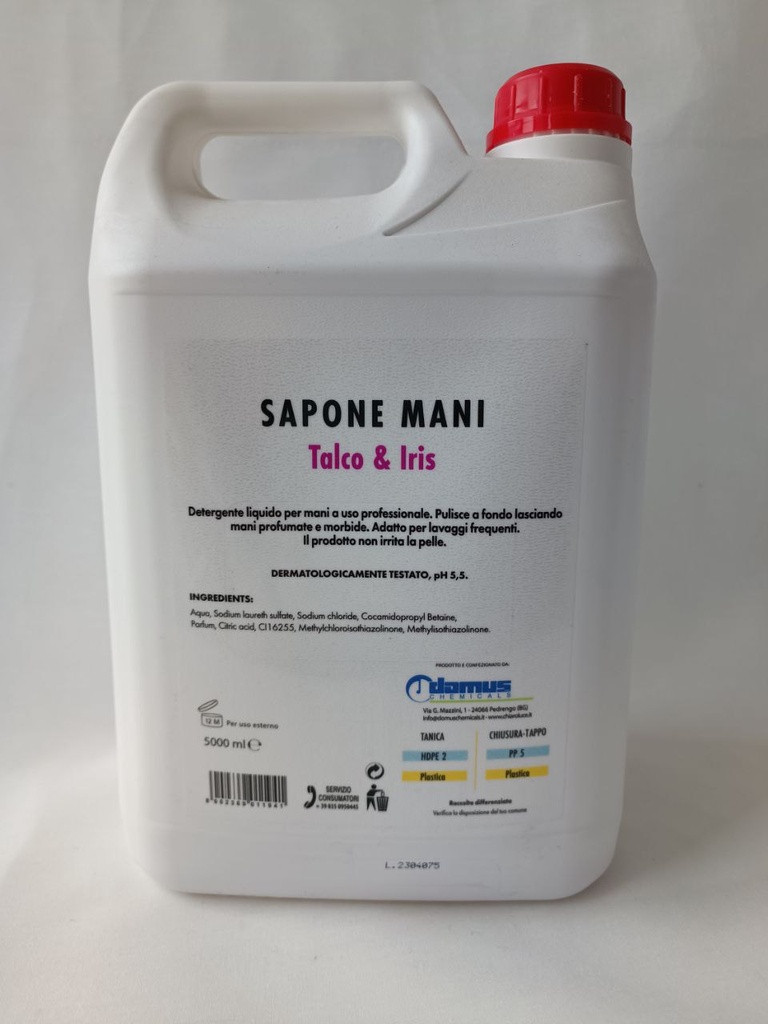 Liquid soap Talc &amp; Iris kg.5