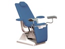 GYNEX ARMCHAIR with roll holder - blue