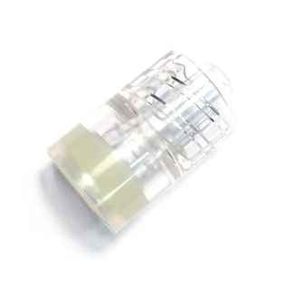 Perforable male luer lock cap
