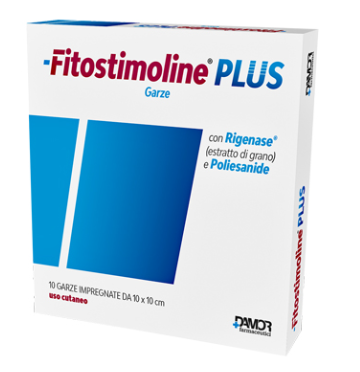 Phytostimoline impregnated gauze 15% 10 x 10 cm (bag of 10)
