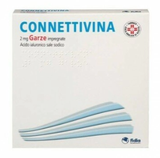 Impregnated gauze 2 mg connettivine 10 x 10 cm
