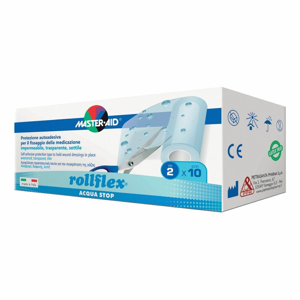 Water stop roll-flex gauze m10x10cm
