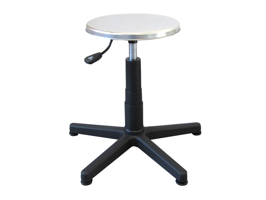 STOOL - stainless steel seat with feet