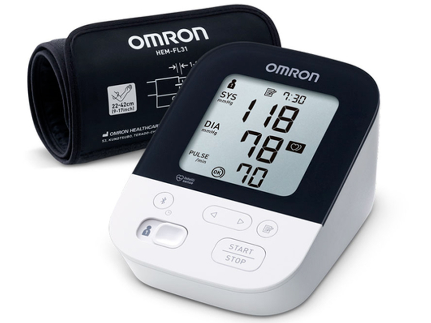 OMRON M4 INTELLI IT HEM-7155-EBK BLOOD PRESSURE MONITOR