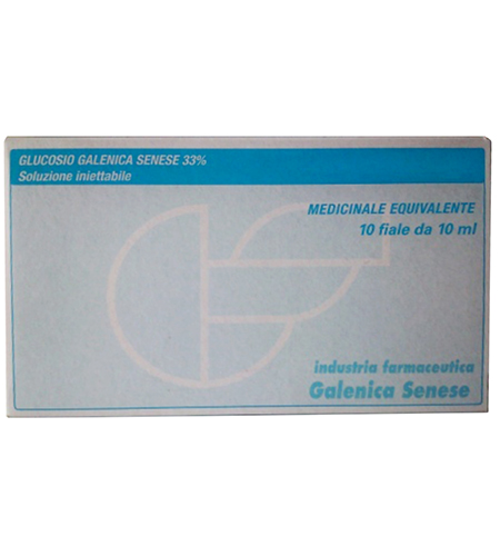 Glucose 33% glass vial 10ml
