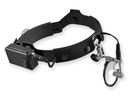 FRONT MIRROR LUX 55 - battery holder on helmet