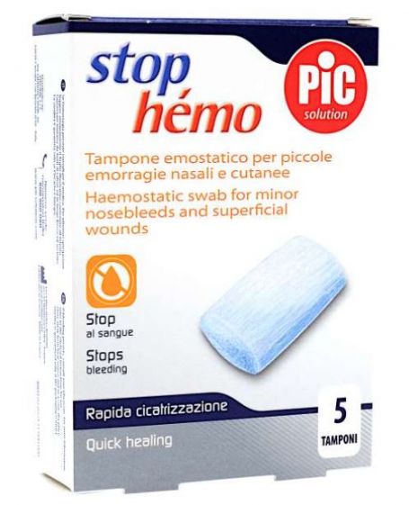 Haemostatic swab pack 5pcs
