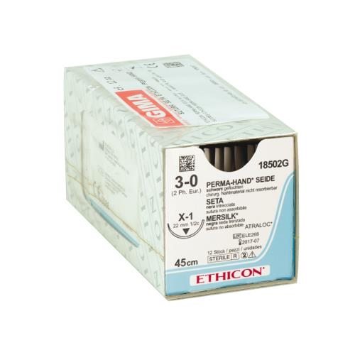 Clinisilk Suture 3/0 needle 22 mm conventional cut 1/2
