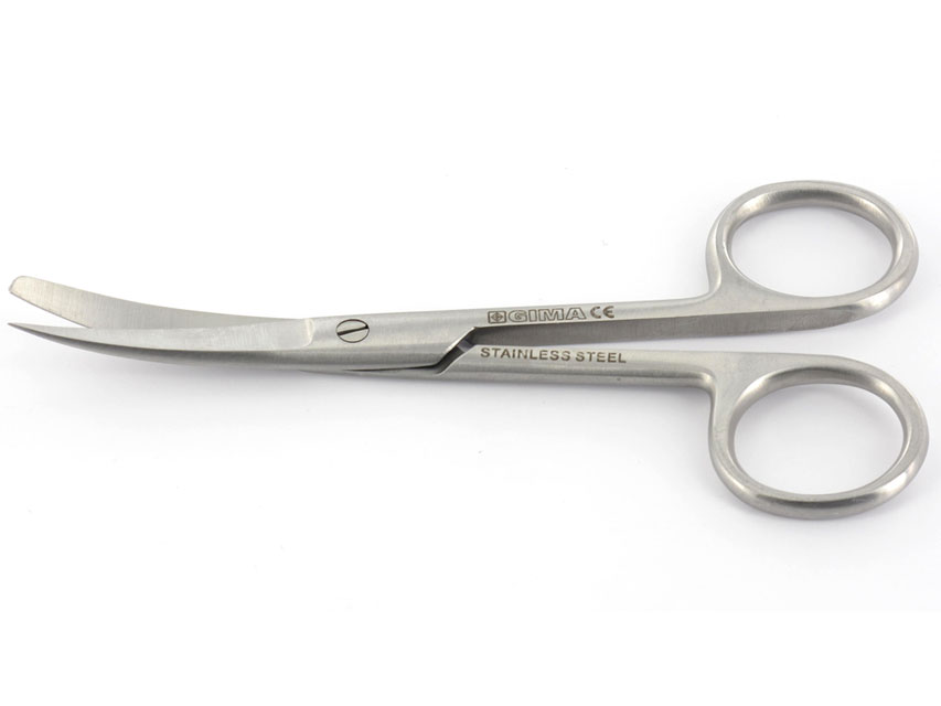 CURVED SCISSOR alternate tips - 20 cm