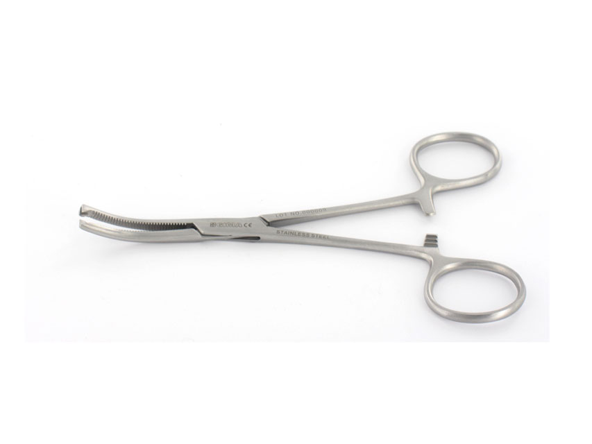 KOCHER PLIER - curved - 14 cm