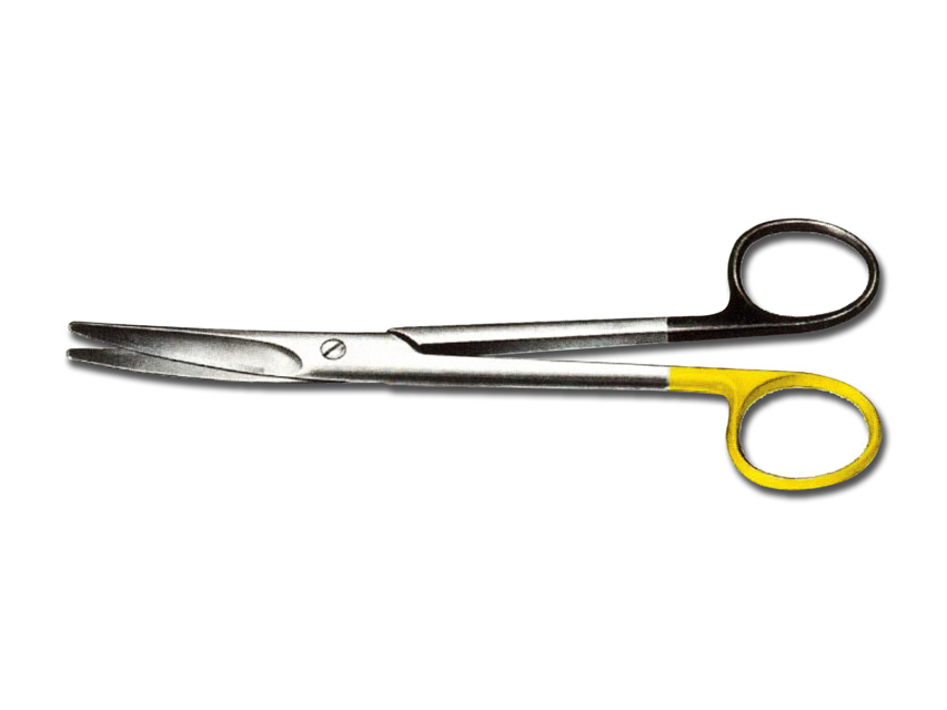 MAYO CT SUPER CUT SCISSORS - curved - 17 cm