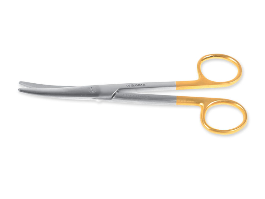[38515] MAYO STILLE C.T. SCISSORS - curved - blunt - 17 cm