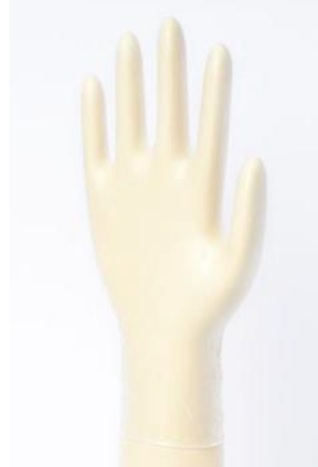 Stretch vinyl gloves S/P size L
