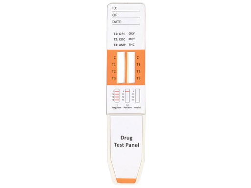 [GM-31749] MULTITEST 6 DRUGS - 8 midstream parameters on saliva - professional