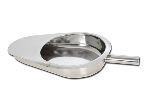 [GM-31847] stainless steel frying pan with handle 418x292x85 mm