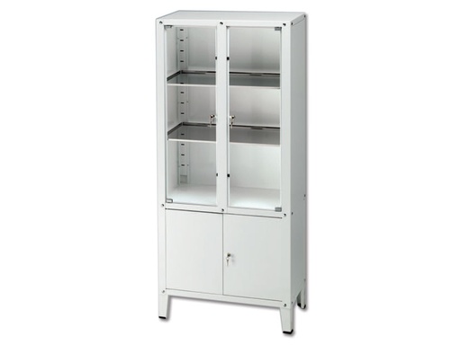 [GM-31852] 4-door 'VALUE' SHOWCASE - tempered glass