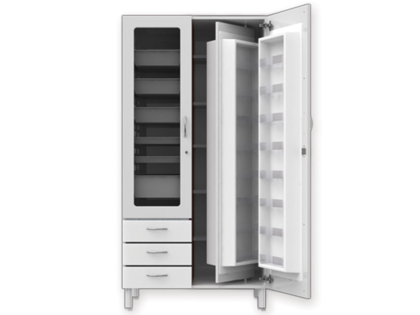 [27941] COMBO MEDICINAL CABINET - bilaminate - white