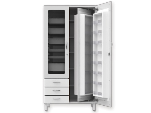 [GM-31856] COMBO MEDICINAL CABINET - bilaminate - white