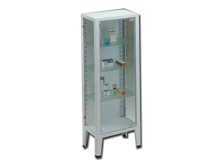 [27901] SHOWCASE 1 DOOR - 3 shelves - tempered glass
