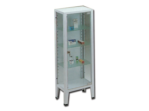 [GM-31862] SHOWCASE 1 DOOR - 3 shelves - tempered glass
