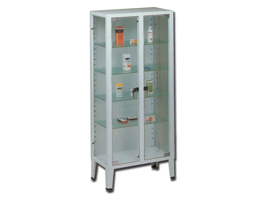 [27905] SHOWCASE 2 DOORS - 4 shelves