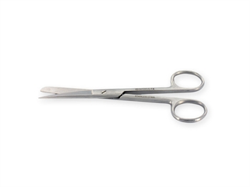 [IGP04020] Straight scissors with alternate tips 11.5 cm
