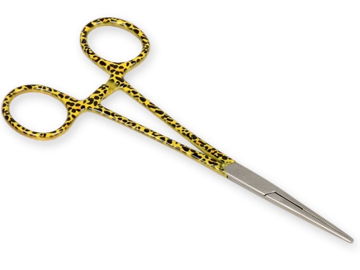 [GM-31882] RIGHT EMOSTATIC PLIP - leopard pattern - 16 cm