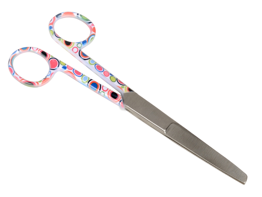 [20532] ALTERNATE PUNTS SCISSORS - bubble pattern - 14 cm