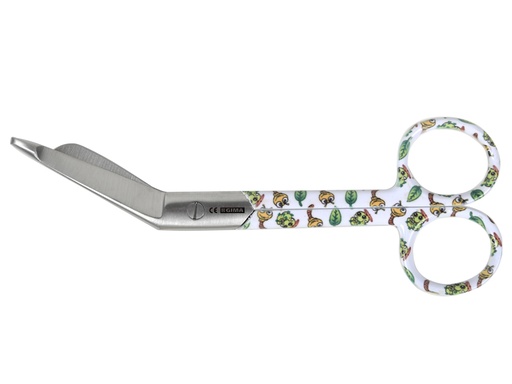 [GM-31886] STAINLESS STEEL SCISSORS FOR CLOTHING - caterpillar pattern - 14 cm
