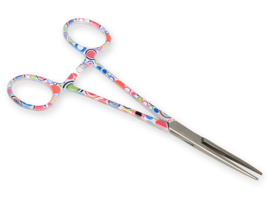 [20552] RIGHT EMOSTATIC PLIP - bubble pattern - 16 cm