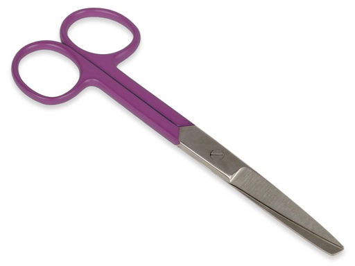 [GM-31889] ALTERNATE PUNTS SCISSORS - purple rings - 14 cm