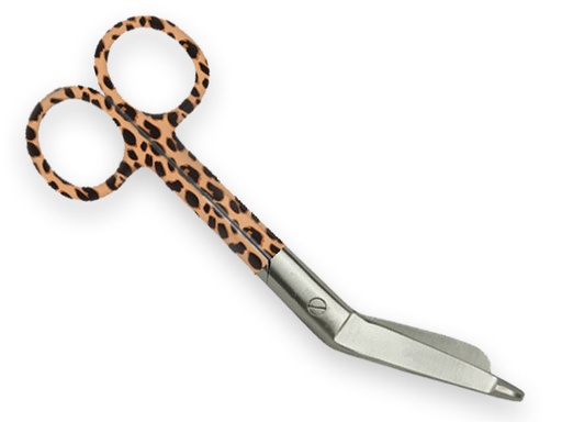 [GM-31893] CLOTHING SCISSORS - leopard pattern - 14 cm