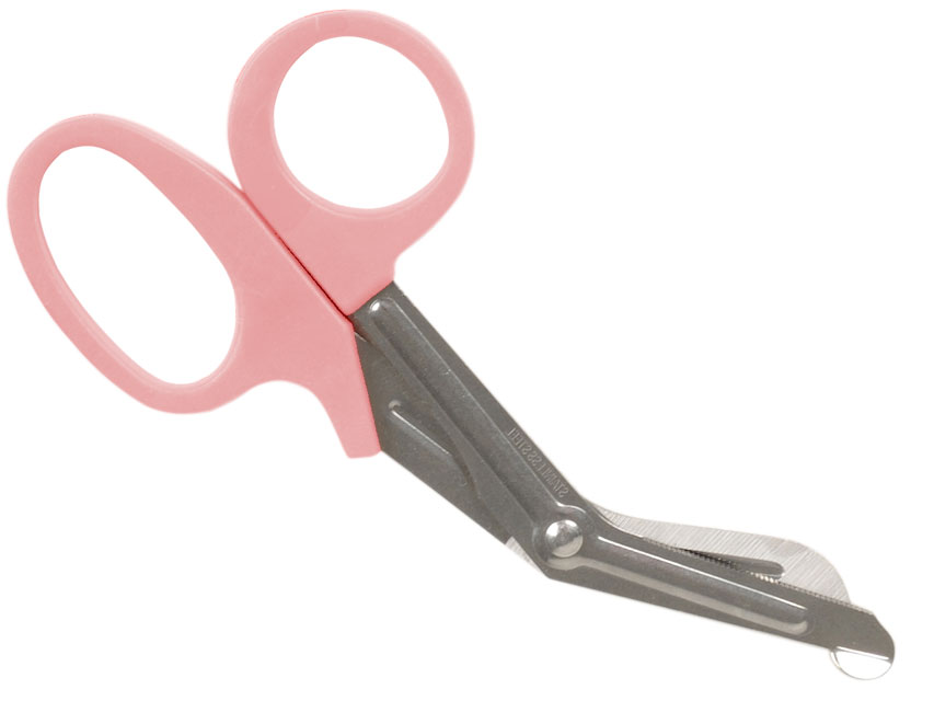 [20584] UTILITY BAND SCISSORS - 19 cm - pink