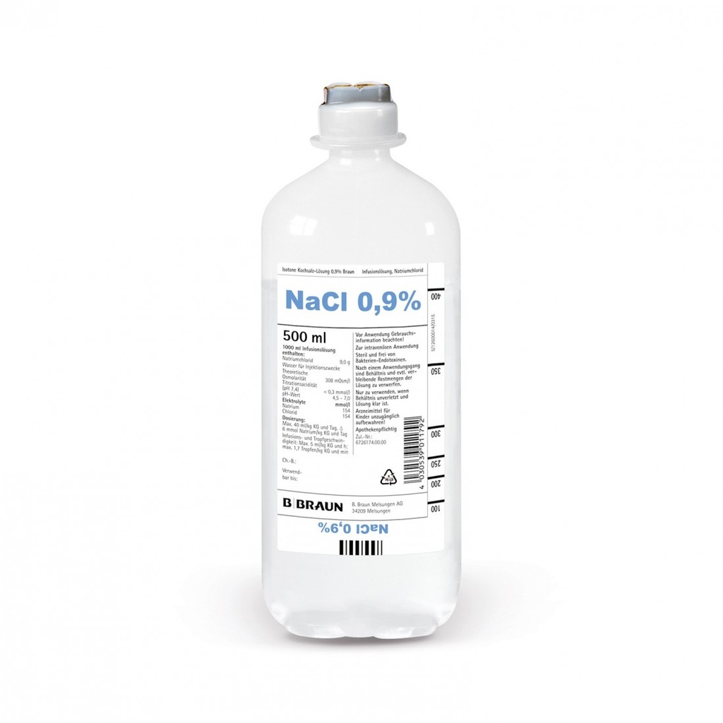 [SDF03082] Sodium chloride 0.9% ecoflacon Plus 500 ml
