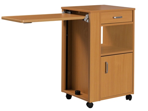 [27677] WOODEN BASKET with pull-out tray for code 27672/3