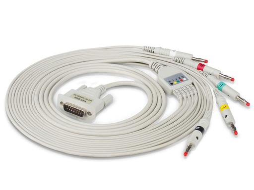 [GM-31984] VETERINARY ECG CABLE 5 leads for 33305/6