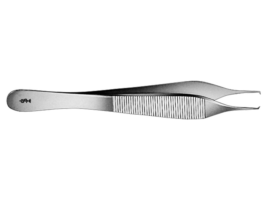[39172] ADSON SOTTILE DISASSECTION PLIERS AESCULAP - straight - teeth 1x2 - 12 cm - BD511R