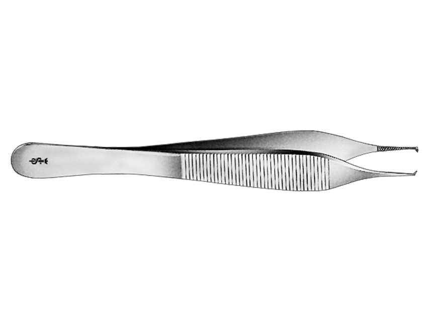 [39174] ADSON AESCULAP ZIGRINATED DISASSECTION PLIERS - straight - teeth 1x2 - 12 cm - BD512R