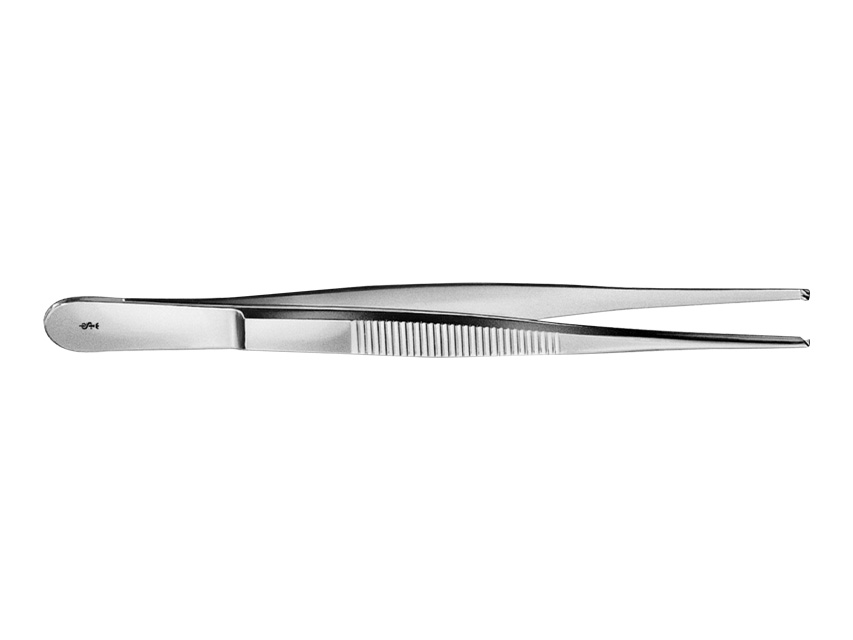 [39177] AESCULAP DISASSECTION PLIERS - straight - teeth 1x2 - 16 cm - BD559R