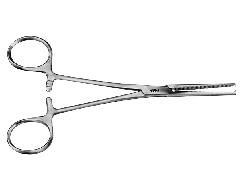 [39216] KOCHER AESCULAP EMOSTATIC PLIPPER - straight - teeth 1x2 - 16 cm - BH642R