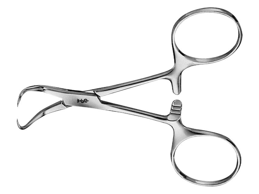 [39250] BACKHAUS AESCULAP PLIERS - curved - sharp points - 11 cm - BF432R
